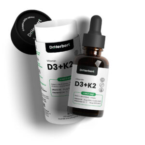 Dr. Herbert – Vitamín D3+K2 v MCT oleji 30ml