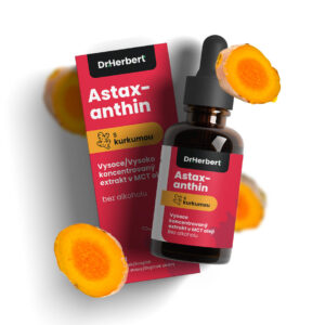 Dr. Herbert – Astaxanthin s Kurkumou v MCT oleji 10 ml