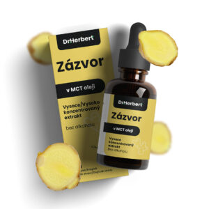 Dr. Herbert – Přírodní bylinné kapky se Zázvorovým extraktem v MCT oleji 10 ml
