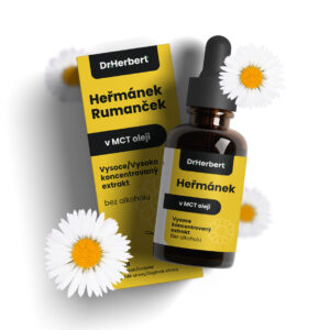 Dr. Herbert – Přírodní bylinné kapky s Heřmánkovým extraktem v MCT oleji 10 ml