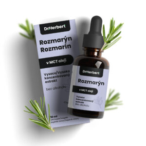 Dr. Herbert – Přírodní bylinné kapky s extraktem z Rozmarýnu v MCT oleji 10 ml